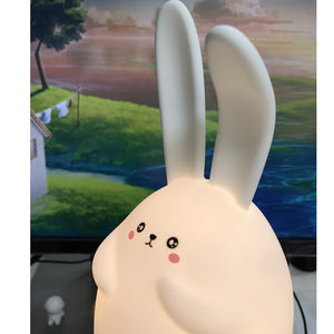 ไฟกลางคืนรูปกระต่ายกระต่าย USB โคมไฟซิลิโคน LED สำหรับเด็กน่ารักน่ารักสำหรับเด็กโคมไฟซิลิโคนรูปกระต่ายสำหรับกลางคืน - Product Image 4