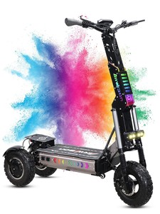 Scooter électrique 13 pouces 60V 6000W double entraînement à grande vitesse génération pliable avec moteur sans balais US. Spot d'entrepôt - Product Image 2