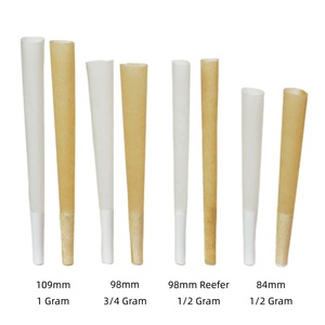 100% Organic Custom Logo 1 1/4 Rolling Smell Child Proof Natural Brown Raw <b>Papers</b> Cones Rizlas <b>Rolls</b> <b>Wraps</b> with Tips - Product Image 2