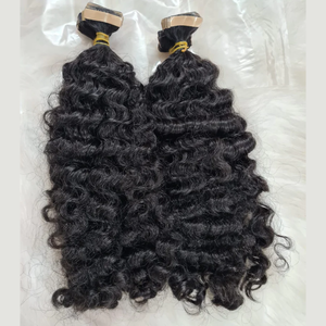 Extensiones de Cabello Rizado Birmano Virgen Vietnamita, las Más Impresionantes Extensiones de Cabello Rizado con <span class=keywords><strong>Cinta</strong></span> Adhesiva, Precio al por Mayor - Product Image 3
