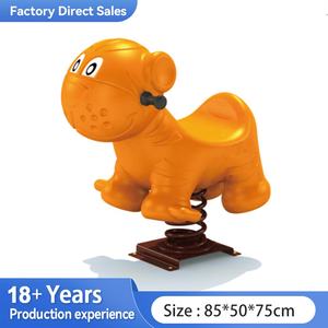 Équipement de parc pour tout-petits le plus vendu, sécurisé, en plastique <span class=keywords><strong>orange</strong></span> et à ressort métallique, pour usage extérieur - Product Image 2