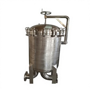 Filtro de Bolsa <span class=keywords><strong>con</strong></span> Conexión de Brida de Gran Capacidad para Filtración Industrial, Planta de Tratamiento de Aguas Residuales, Recipiente de SS304L <span class=keywords><strong>con</strong></span> Davit - Product Image 2