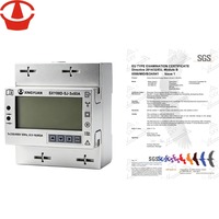 Compteur d'énergie triphasé bidirectionnel certifié, précision classe B, compteur triphasé MID sur rail DIN, compteur kWh