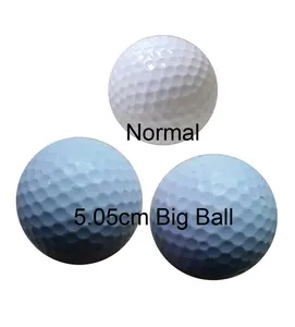 뜨거운 판매 Dia 5cm 큰 골프 공 1 조각 화이트 큰 공 큰 골프 공 로고가있는
