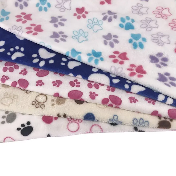 قماش صوف مرجاني منقوش ومطبوع من البوليستر بنسبة 100% مخصص من صانعي المعدات الأصلية بطانية للأطفال