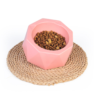 Cuenco de cerámica multiangular para mascotas, Bol de Estrellas Múltiples, suministros para mascotas - Product Image 5