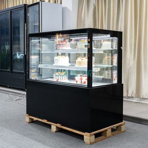 Réfrigérateur de présentation de gâteaux commercial, prix d'usine, porte coulissante en verre rectangulaire, réfrigérateur de boulangerie sucrée - Product Image 6