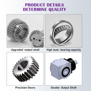 Xoắn ốc bánh răng côn chỉ đạo giảm tốc góc bên phải hộp số ổn định chạy bánh giảm tốc cho nền tảng Nâng trục vít - Product Image 5
