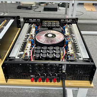 Amplificateur de puissance professionnel 3U TD-grade 4 canaux 2000W avec transformateur toroïdal à courant élevé, idéal pour les scènes de fête.
