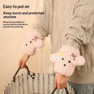 Nuove Maniche Invernali da Donna in Flanella con Orsetto, Divertenti, Tridimensionali, Spesse, Calde e Antimacchia - Product Image 3