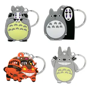 Sleutelhanger Totoro Cartoon Figuur Sleutelhangers Magische Film Sleutelhangers Aandenken Sleutelhanger Fit Kids Kinderen Tas Trinket Custom Groothandel