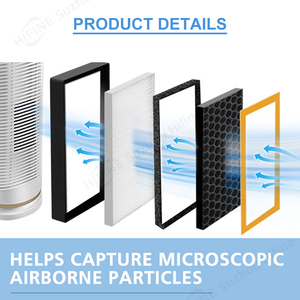 Filtre à charbon HEPA H13 pour purificateur d'air <span class=keywords><strong>Homedics</strong></span> AT-PET01/02, alimentation par batterie/USB, usage domestique - Product Image 5