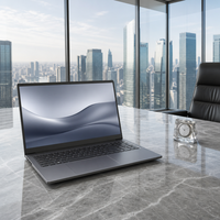 Laptop Pro Mobilitas Ringan Baru 15.6 Inci FHD IPS Intel Core m3-8100Y 8GB RAM SSD Windows 11 Business Notebook
