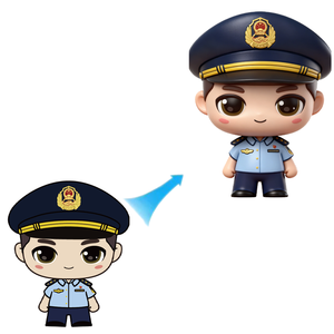 ตุ๊กตาฟิกเกอร์การ์ตูน PVC 3 มิติ แบบใหม่ รุ่น Q ฉบับปรับแต่งเอง ของเล่นสะสม งานศิลปะ - Product Image 2
