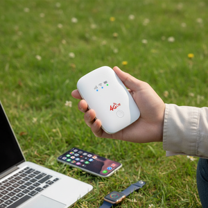 Routeur WiFi de poche portable 4G LTE personnalisable JIMI avec pare-feu, prise en charge VPN 300 Mbps, version UE débloquée, partage d'Internet Mifi - Product Image 1