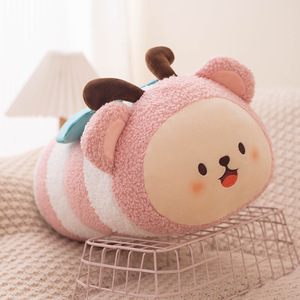 Longue peluche coccinelle mignonne animaux <span class=keywords><strong>Lady</strong></span> <span class=keywords><strong>Bug</strong></span> jouets en peluche coccinelle oreiller Anime Beetle peluche étreinte oreiller - Product Image 5