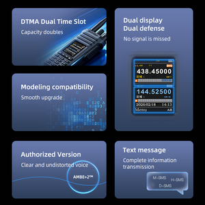 Nuevo Radio Digital DMR DM-36 2026, Modo Dual, Compatible con Bluetooth, Programación Inalámbrica, Batería de Alta Capacidad de 2800 mAh, Radio Bidireccional - Product Image 2