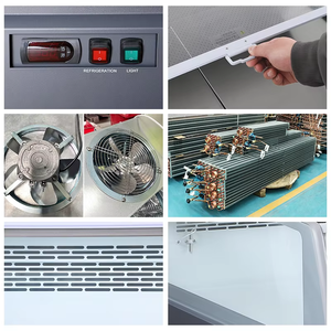 ตู้แช่แข็งแสดงผลอุณหภูมิเดียวสำหรับใช้ในซูเปอร์มาร์เก็ตตรงจากโรงงาน - Product Image 5