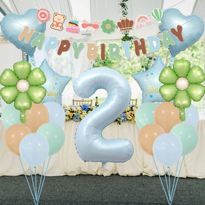 Set di palloncini di compleanno per Baby Shower retrò opaco <span class=keywords><strong>1</strong></span> ° decorazione per festa di <span class=keywords><strong>buon</strong></span> compleanno oggetti di scena per festa in Baby Shower per bambina - Product Image 3
