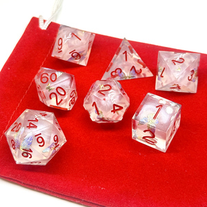 Atacado De Alta Qualidade Personalizado Resina Bonito Cor <span class=keywords><strong>Dice</strong></span> Flor Poliédrico Dnd Jogo <span class=keywords><strong>Dice</strong></span> Set - Product Image 6