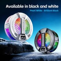 Refroidisseur magnétique pour téléphone portable TEC Semiconductor TL18-1 en gros, 3 vitesses réglables, avec lumière RGB