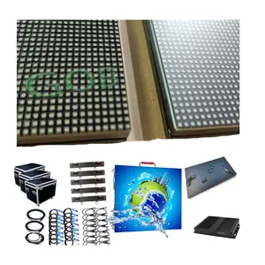 P2.9 P3.91 P4.81 500x500 led video wall flessibile curvo impermeabile all'aperto noleggio led schermo di visualizzazione con buona qualità