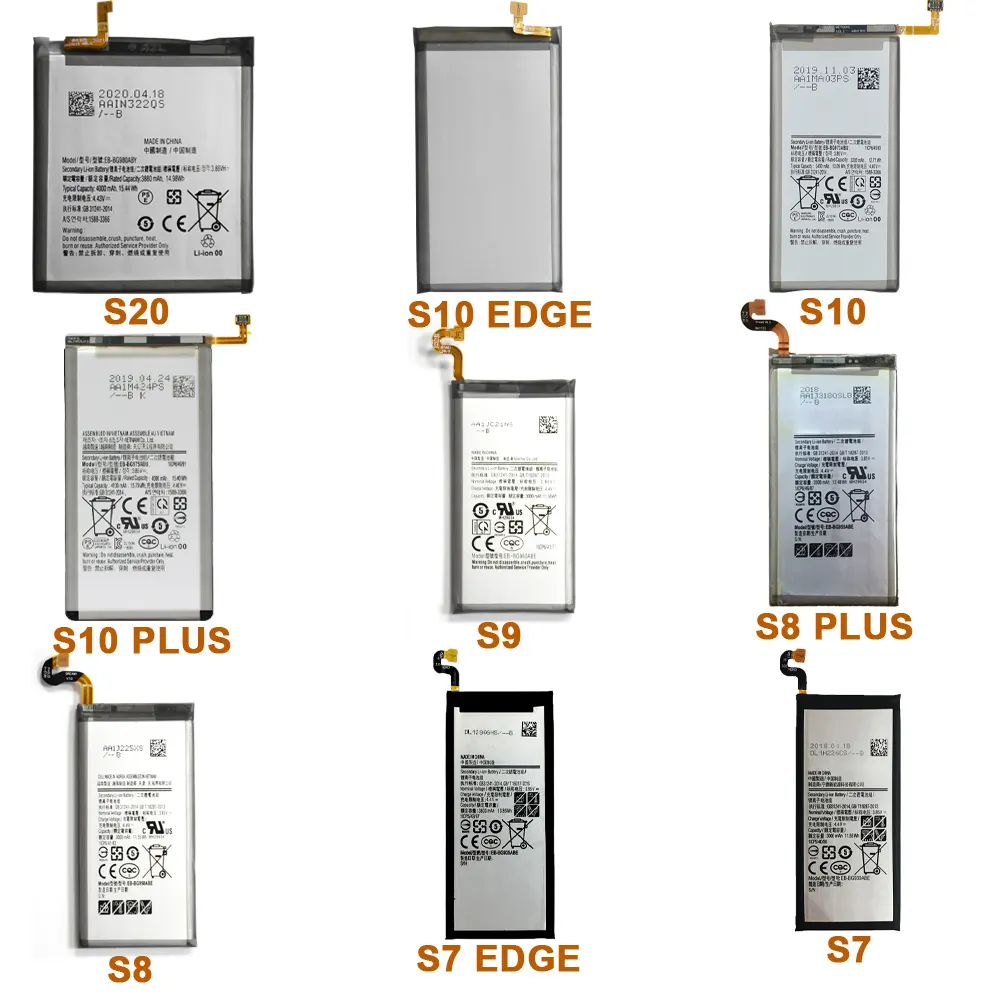 चीन निर्माण मोबाइल फोन की बैटरी के लिए सैमसंग A32 A42 5G A326B S21 फ़े 5G S21 अल्ट्रा A13 सेल फोन की बैटरी के लिए Samusng