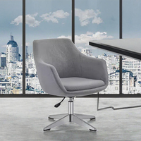 Chaise de conférence moderne en tissu, pivotante, pour visiteurs, réglable en hauteur, pour réunions de bureau
