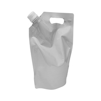 1/2 gallons 5 litres 8 litres sacs en papier d'aluminium mylar pour boisson à cocktail réutilisables personnalisés avec bec verseur