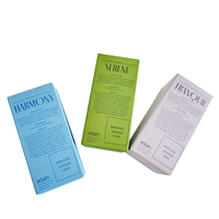 Boîtes pliantes écologiques recyclables avec pelliculage mat, emballage personnalisé pour parfums, boîtes à parfum
