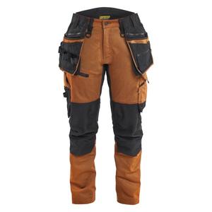 BLAKLADER - 717011494099D21 Pantalon d'artisan femme en stretch 2 sens Rouille/Noir-PANTALON DE TRAVAIL EAN 7330509952054 - Product Image 1