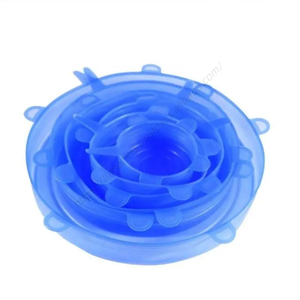 Lot de 6 couvercles de bol en silicone réutilisables, souples et extensibles, de qualité supérieure, pour vente en gros - Product Image 6