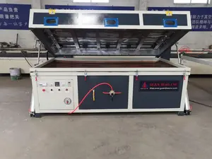 Porte en bois MDF WPC Machine à plastifier par thermoformage par sublimation <span class=keywords><strong>3D</strong></span> Machine à plastifier Machine à presser à membrane sous vide en PVC pour placage de bois - Product Image 5