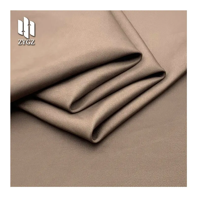 Vente chaude de haute qualité couleur unie poids lourd épaissir 150D sergé tissu pour vêtements robe formelle costume