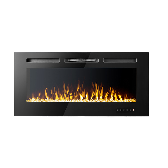 High Quality 3D Flame Effect Fireplace Electric Heater Touch Control Modern Electric Fireplace
