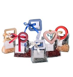 Bolsos de PVC transparentes, venta al por mayor, red roja, dulces de boda, bolsas de regalo, embalaje de boda, bolsas de regalo de acompañamiento de plástico - Product Image 1