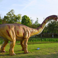 Modèle de dinosaure animatronique mécanique électrique de parc d'attractions pour Dino Park