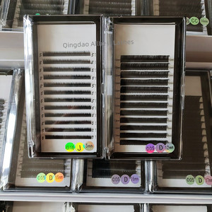 0.05 Faux Mink khối lượng lông mi mở rộng Cashmere lụa mềm Ánh sáng trọng lượng Hàn Quốc lông mi PBT sợi chất lượng tốt dày đặc Fluffy Lash - Product Image 5