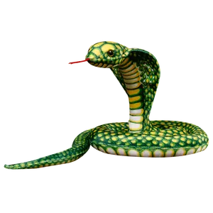 Yangzhou fabricante original Nuevo Amanecer personalizado felpa simulación cobra Naja elapid serpiente muñeca juguete con patrón de emulación