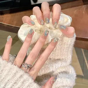 El más nuevo 3D láser corazón letra uñas pegatina arte decoración flor estrella uñas accesorios calcomanía pegatinas uñas suministros piezas