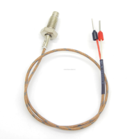 Capteur de sonde de température thermocouple de type K à filetage M4 M6 personnalisable réponse rapide pour le contrôle du chauffage industriel