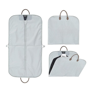 Logotipo personalizado impreso tamaño no tejido nailon Oxford cuero pliegue ropa <span class=keywords><strong>traje</strong></span> cubierta bolsas con cremallera para ropa hombres trajes tienda - Product Image 5