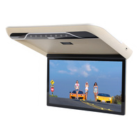 Lecteur MP5 HD pour voiture, montage au plafond, 19-22 pouces, télécommande, USB, carte TF, 1080P, multimédia automobile, écran rabattable, moniteur de toit intelligent