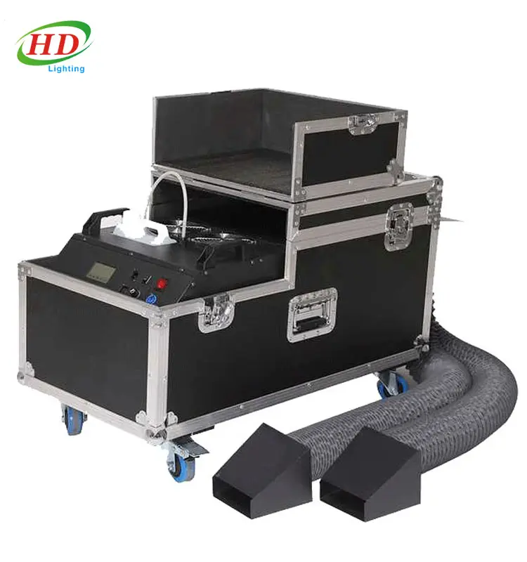 3000W Low Lying Fog Machine Wasserbasis Dual Output Ground Smoke Machine für Stage Wedding Disco Party