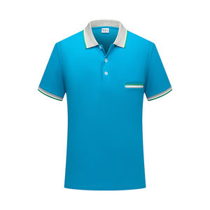 Polo con logotipo personalizado para hombre, camisa de estilo de bolsillo, ropa de calle de verano, informal, a la moda, de manga corta - Product Image 5