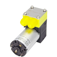 Jby-AY-dc 12v 24v Mini Diaphragme Double Tête Pompe Brosse Pompe à Air 3l/min Pompe à Eau 600 ml/min 0.1mpa 15psi