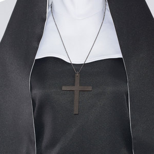 Medeival monje bata disfraz de Halloween adulto Jesucristo mujeres misionero clerical vestido María sacerdote monja batas Cosplay disfraz - Product Image 3