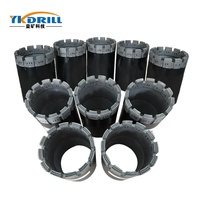 Aqbq Nq Hq Pq mèches de diamant imprégnées mèches de noyau de forage trous pour géologique et minage