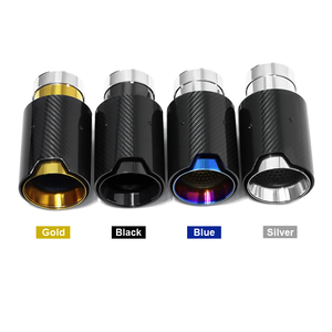 Silenciador trasero negro brillante de fibra de carbono M Performance, punta de escape, sistema de escape de tubo de escape para <span class=keywords><strong>BMW</strong></span> Serie M Universal - Product Image 1