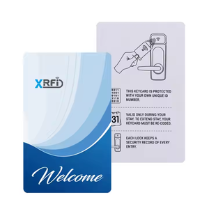 การเข้ารหัสแบบกำหนดเองสำหรับชิป 1K F08 PVC NFC RFID มินิแท็กกันน้ำ บัตรคีย์การ์ดสำหรับการชำระเงิน 13.56MHz สำหรับโรงแรม - Product Image 4